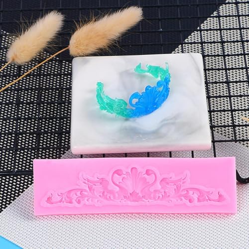 Molde de silicona para repostería 12x3.6x0.55 cm