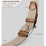BULLIANT Belt for Men 2Pack,Mens Gift Stretch Braided Web Belt Elastic for Casual Golf Jeans,1 3/8" - Image 4