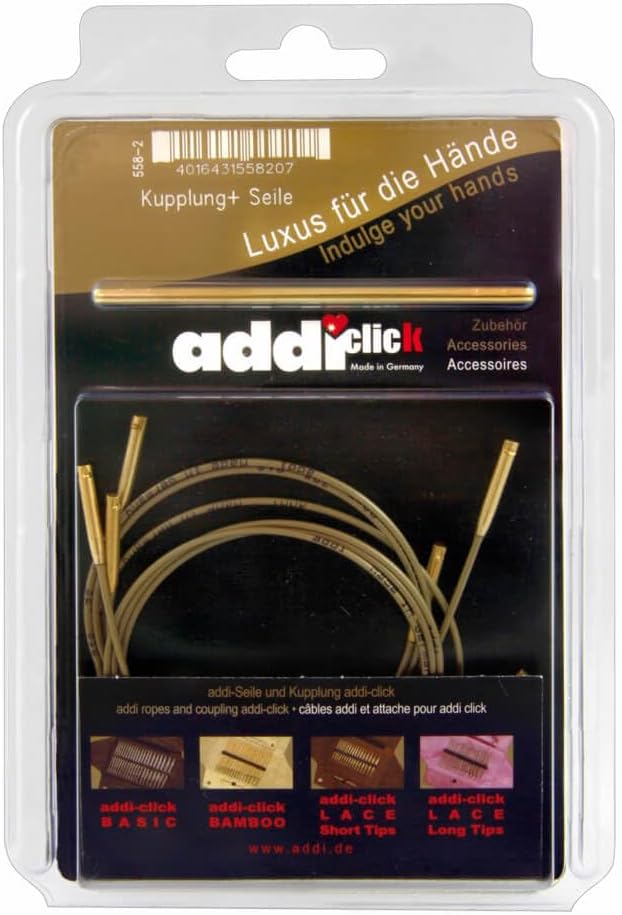 Addi Click Set, Gold, One Size