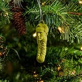 MO'FUN Picolas Cage Funny Christmas Ornament - Pickle Nick Nicolas Cage Pickle Ornament