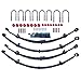 Rugged Ridge 18401.20 Suspension Lift Kit, 2.5 Inch, No Shocks; 87-95 Jeep Wrangler YJ