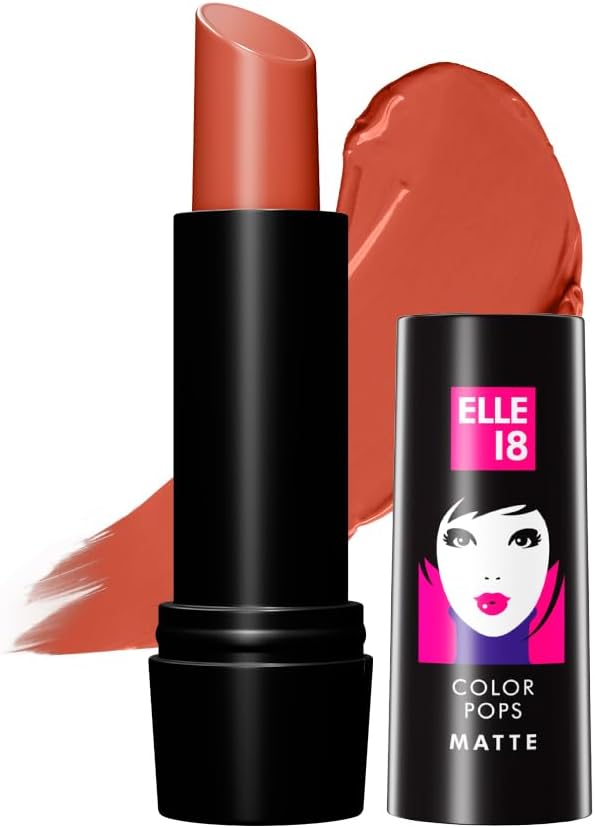 Elle 18Color Pop Matte Lip Color|| C27|| Peach Impact|| 4.3 g