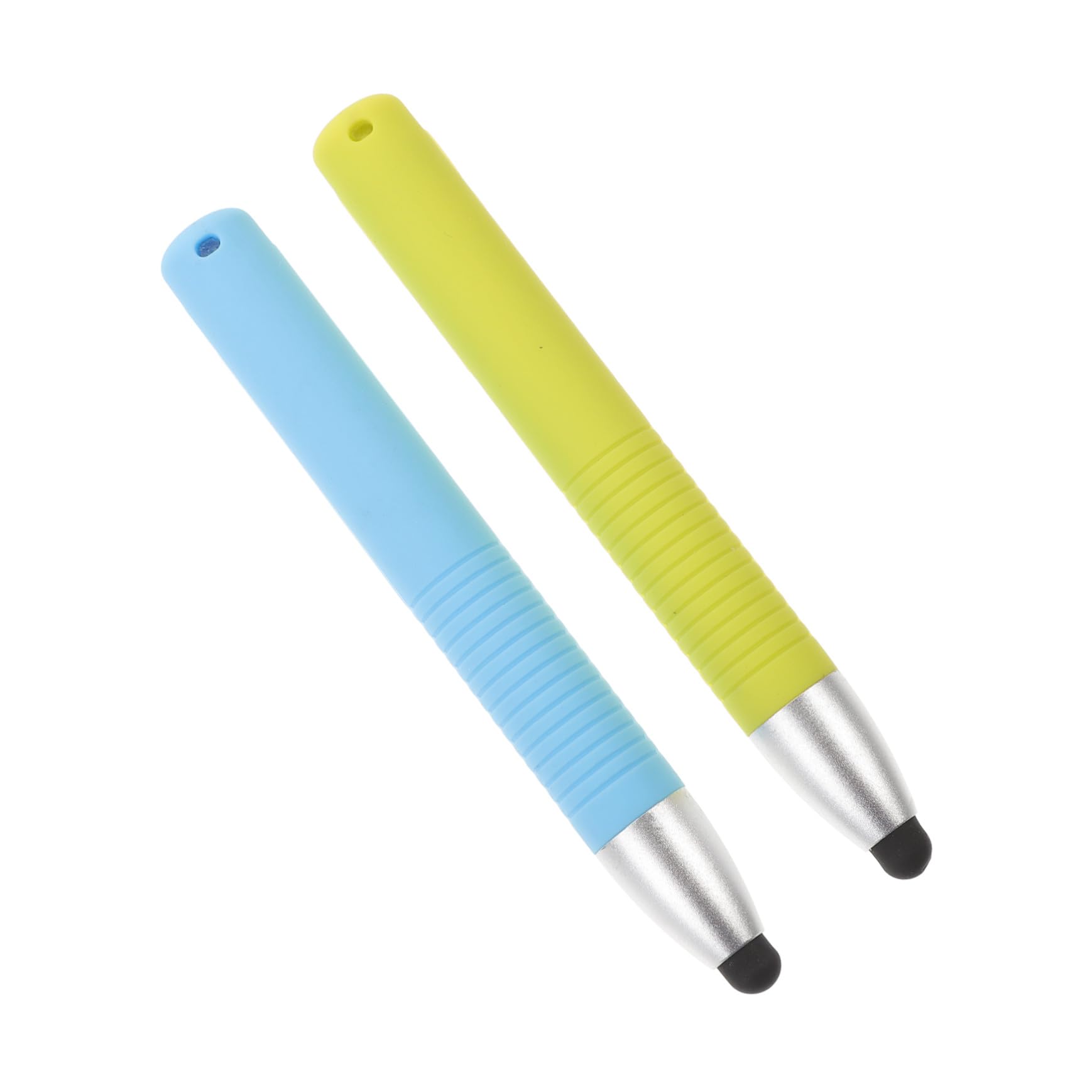 Lápiz óptico capacitivo con punta suave de silicona para pantallas táctiles de móvil y tablet 2 uds 8