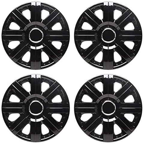 TopTech 15 Inch Gloss Black Wheel Trim Set Cover