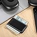 Hpmjz Black Magnetic Money Clip Minimalist Design Cash Wallet Slim Leather Business Money Holder for Card Men Wallet Christmas