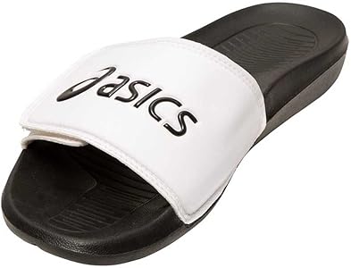 Amazon | [アシックス] シャワーサンダル AS002 ホワイト/ブラック