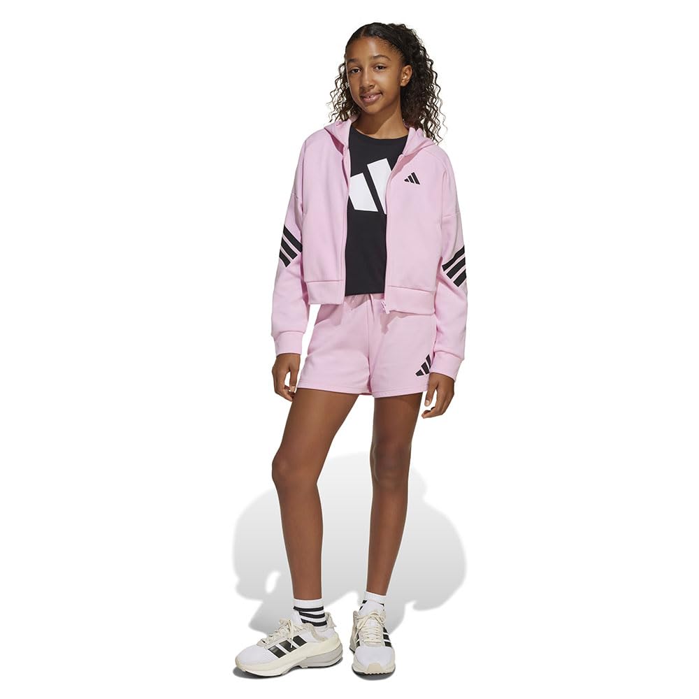 adidas Future Icons 3 Stripes Full Zip Sweatshirt 11-12 Years