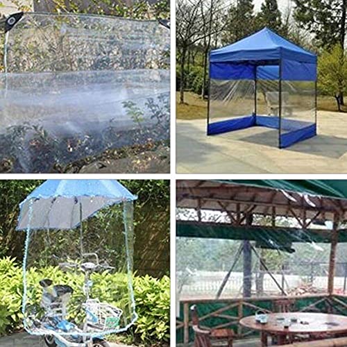 Bâche transparente avec œillets bâche imperméable anti-déchirure - 8