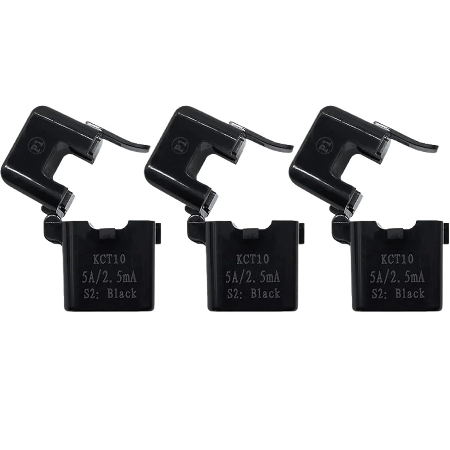 Split Core Current Transformer Sensor MA Output Aperture 10mm Accuracy 0.5 5A 10A 20A 30A 40A 50A 1Pcs(3PCS 50A 50mA)