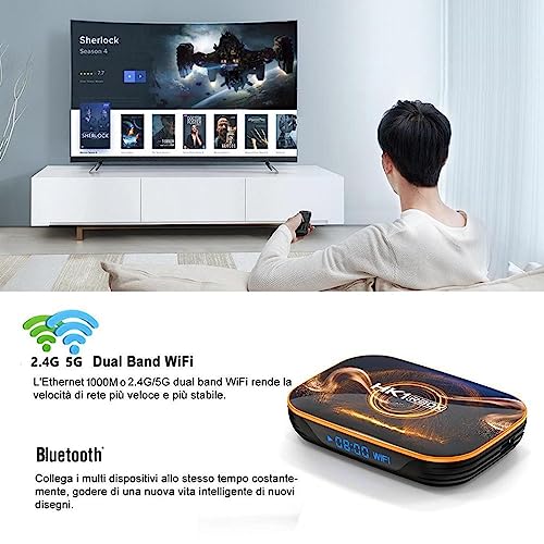 Image of HK1 Mini Android 10 Quad Core WiFi HD 4K Media Player EU 2+16g