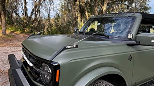 GEARSHADE Limb Riser Kit Compatible with The 6th Gen Bronco 2021 and Up, Made in The USA, All Stainless Steel Construction, No Drilling Required, Quick Release