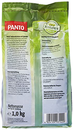 PANTO® Parkietvoer met Pluramin® VPE 5 x 1 kg voordeelverpakking - Afbeelding 3