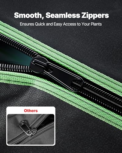 TRAFIKA Growzelt für Indoor-Anbau 150x150x200CM / Grow Tent/Grow Box/GROWBOX/Grow Schrank/GROWSCHRANK/Indoor Anbauschrank/Hydroponischer Grow Schrank/Mylar Premium 97% Reflexionsvermögen 4 TRAFIKA Growzelt für Indoor-Anbau 150x150x200CM / Grow Tent/Grow Box/GROWBOX/Grow Schrank/GROWSCHRANK/Indoor Anbauschrank/Hydroponischer Grow Schrank/Mylar Premium 97% Reflexionsvermögen – Bild 4