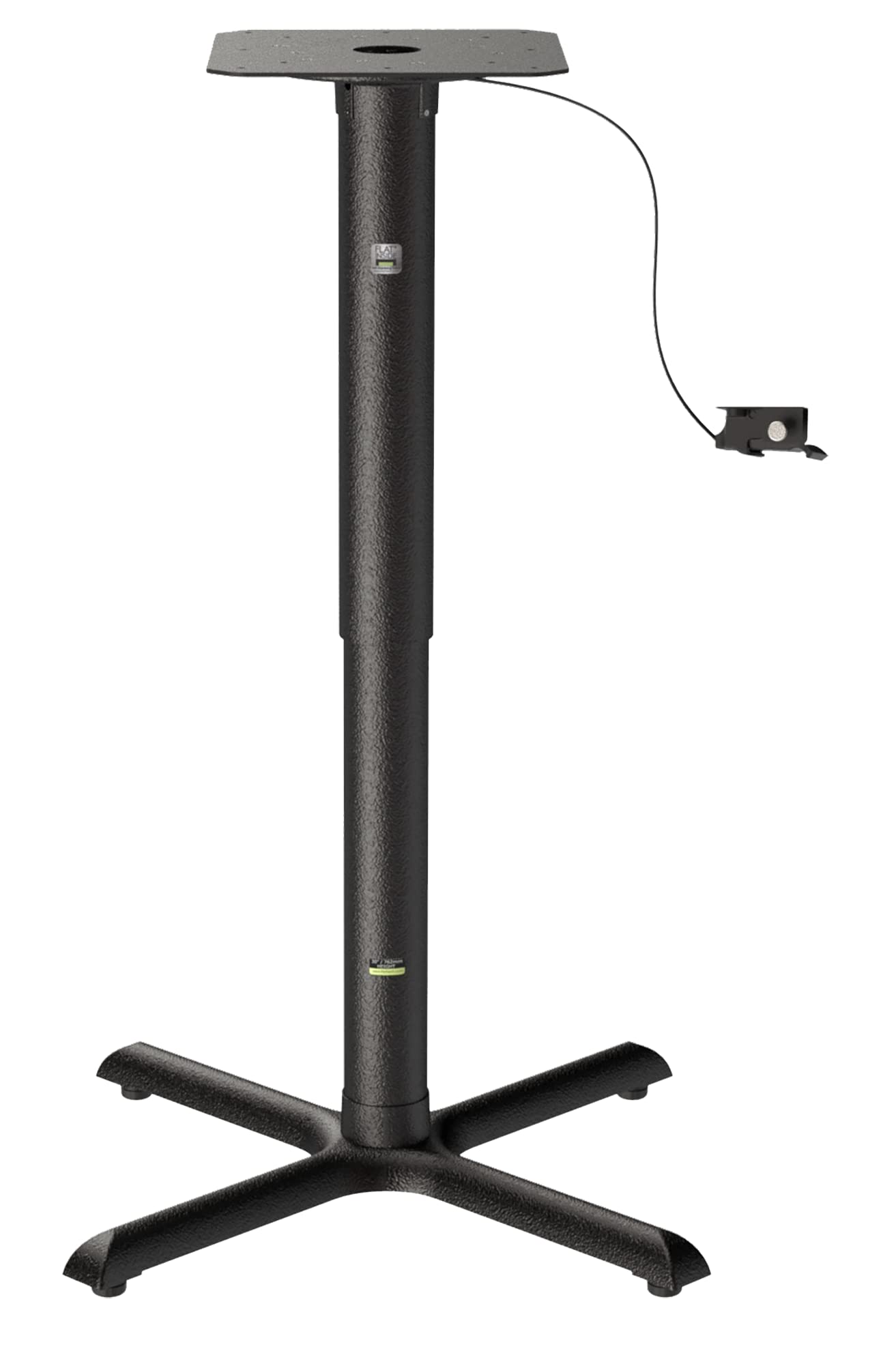 FLAT AUTO-ADJUST KX30 (Height-Adjustable) | X-shaped | Accommodates Square Table Tops Up to 30