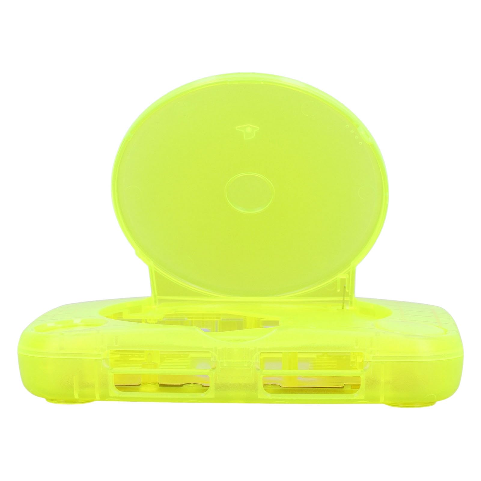 Guscio di ricambio traslucido per , custodia di ricambio per console, custodia in plastica ABS stile retrò con kit completo, compatibile con SCPH 001 SCPH 101 SCPH 102 SCPH 103 (Verde trasparente)