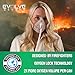EVOLVE | 44-Liters of Pure Oxygen | Mask and Tube | 2X 22 Liter Canisters | Portable Oxygen Cans | Ideal for Home Use and Outdoor Activities | Designed by Firefighters | Made in The UK | Pack of 1