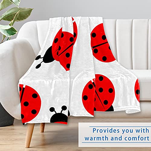 Couverture douce et chaude coccinelle pour des moments cocooning en famille - 7