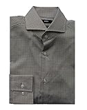 camisas formales hombre Corte ajustado, manga larga, cuello recortado, algodón premium, manga de botón, manga larga, colección de etiquetas negras.