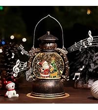 Amazon.co.jp: スノードーム Lewondr クリスマススノードーム