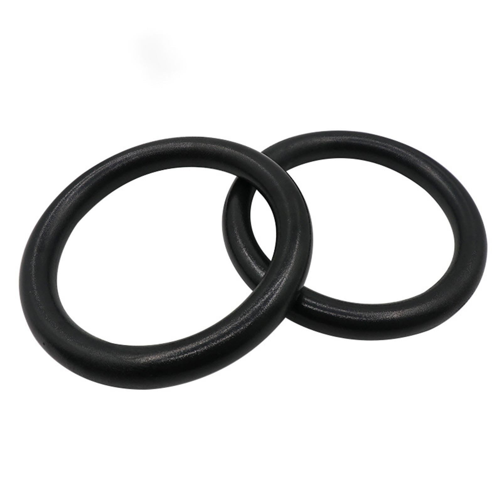 Colaxi Gymnastic Rings Exercise Rings Multifunction Nonslip with Adjustable Straps Strength Training for Park Hotel Office Children, Pink