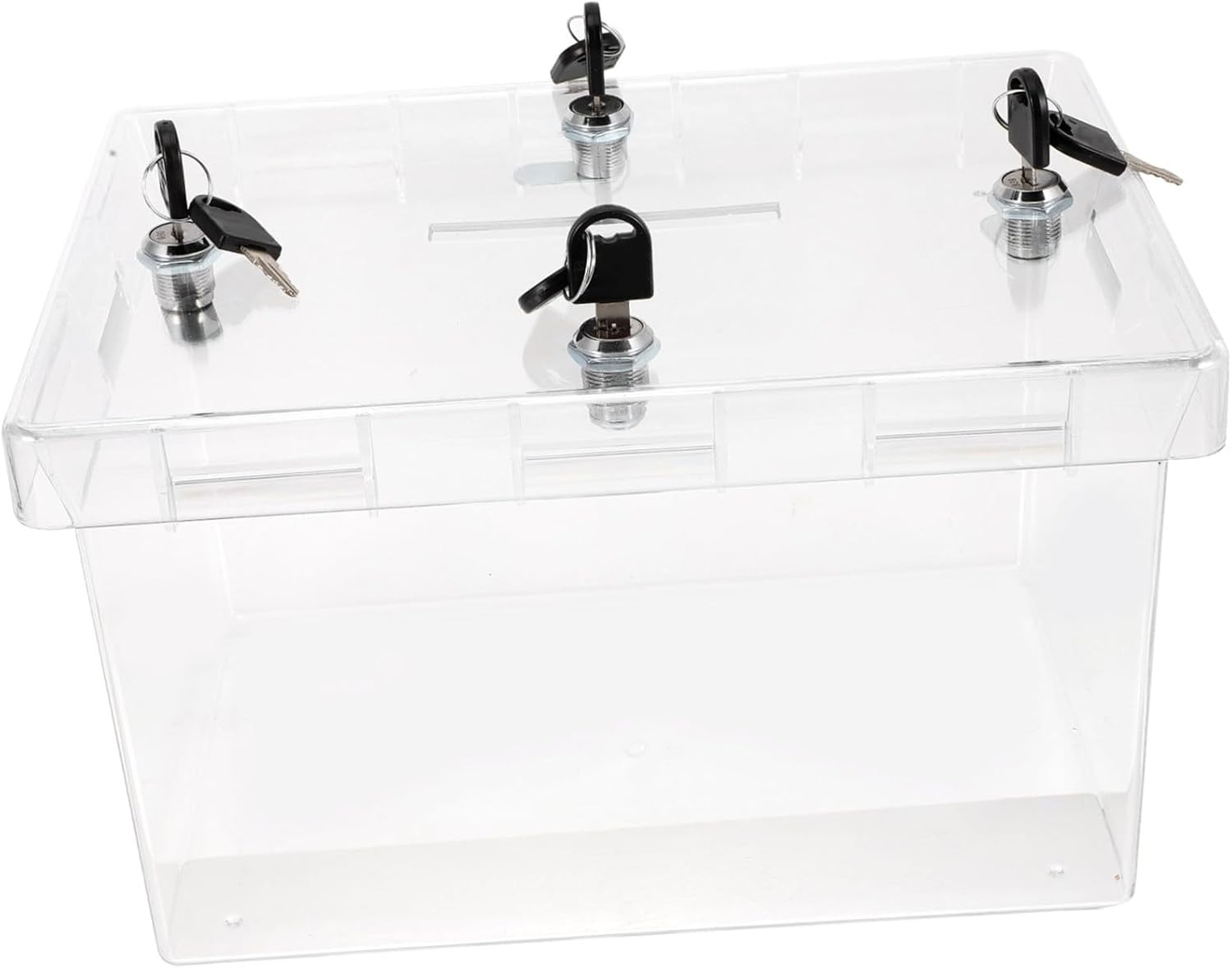 Wedding Shoes Box and Slots Acrylic DIY Card and Letter Storage Box for Wedding Party Reception Keepsake Lockable Shoe Storage and Cards