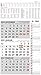 Produktbild 3-Monatskalender Kombi 2021 - Büro-Kalender 33x58,7 cm (geöffnet) mit Datumsschieber - inkl. Jahresübersicht - Alpha Edition