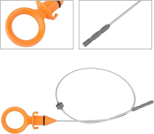Miniatura 7 de SCITOO 07K115611M - Varilla de medición de líquido de aceite de motor de 24.17 pulgadas para VW TYPE-1 2006-2010 2012-2013, para Volkswagen para