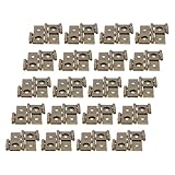 Gadpiparty 20 Stück 20 Stück Doppeltwirkende Vintage Scharniere aus Kaltgewalztem Stahl 54x47mm Klappbare Türscharniere für Möbelparavents und Raumteiler