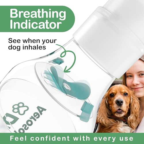 Image of Dog Aerosol Chamber (3 Masks) - Canine Inhaler Spacer for Dogs - Includes 3 Masks to Fit All Dogs (Premium Quality)