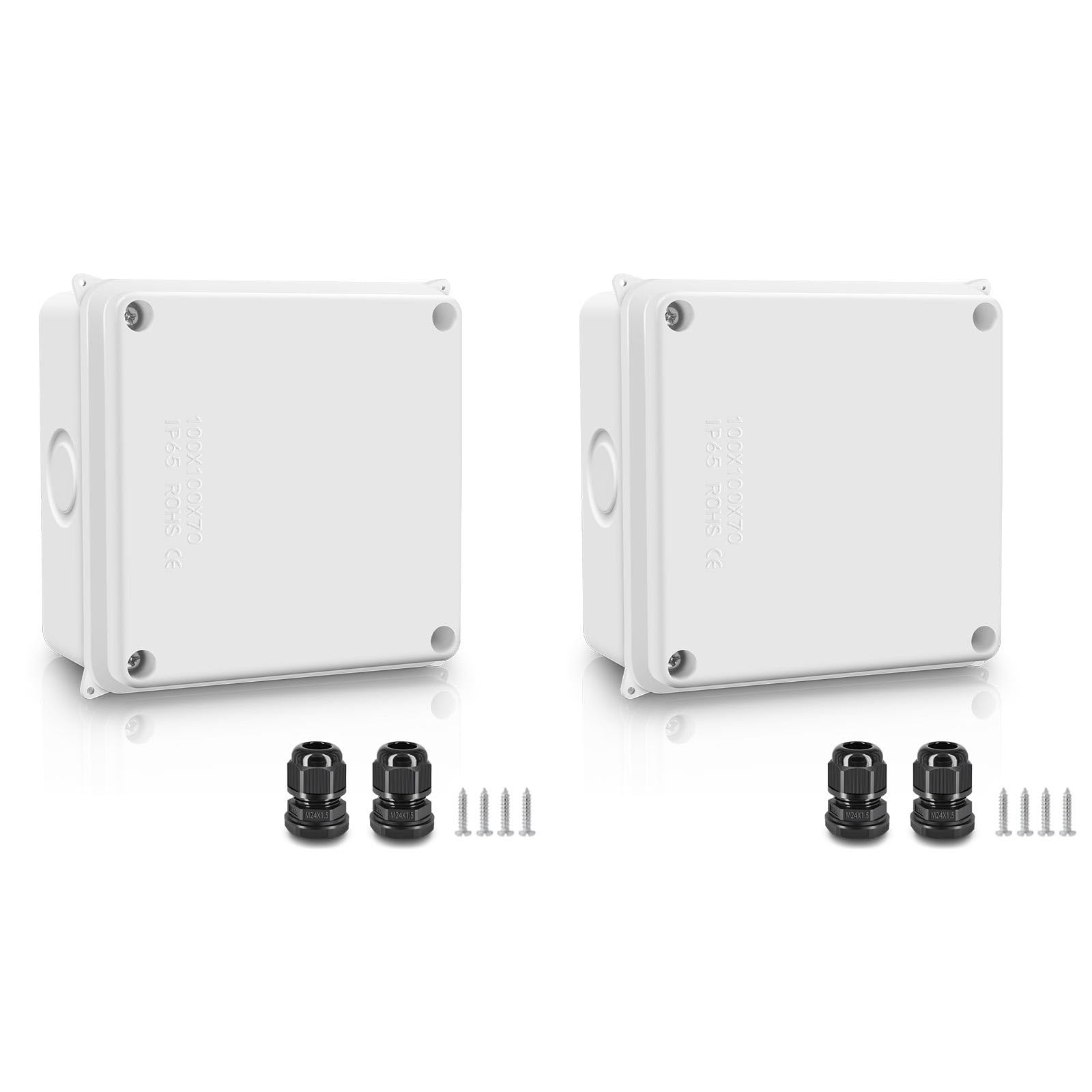 Outdoor Junction Box, IP66 Waterproof Electrical Project ABS Plastic Boxes — Amazon image 26