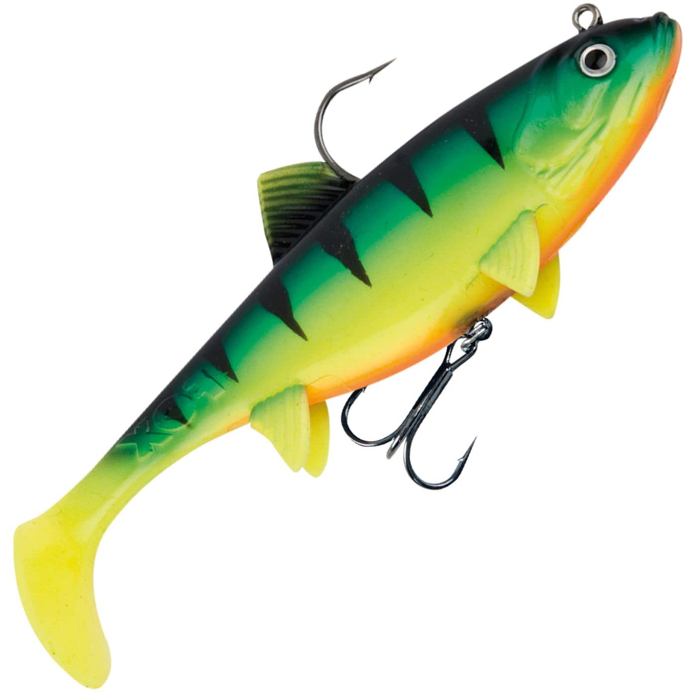 Fox Rage Replicant Wobble Swimbait Rubber Fish Colour: UV Firetiger, Length / Weight: 23 cm, 155 g โ image 1