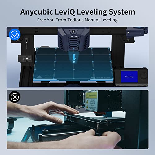 Anycubic 3D Printer Kobra Neo, Pre-Installed 3D Printers With Direct Drive Extruder High Precision Printing And Easy Model Removal With 25-Point Leviq Leveling For Beginners Print Size 8.7X8.7X9.84In #TOP4