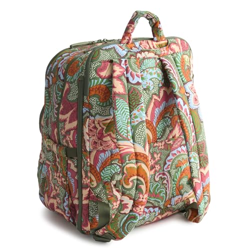 Vera Bradley Featherweight XL Bancroft Backpack, Leaf Me Not Paisley2