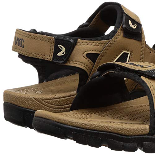 Walkaroo Men's Tan Outdoor Sandals 9 UK (10574) Buy Online at Low