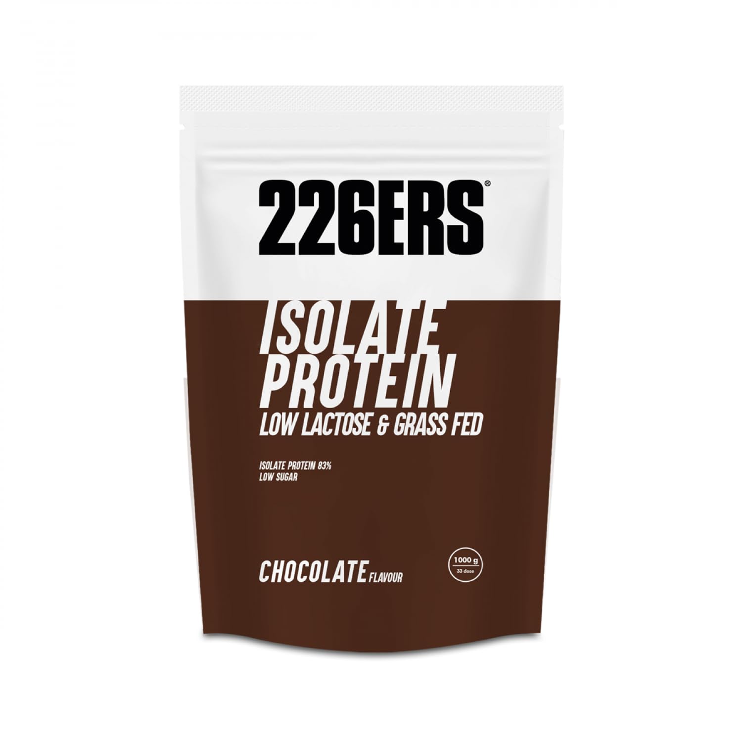 226ERS Isolate Protein Drink 1 Kg - Batido de Proteínas Sin Gluten - Bajo En Azúcar - Recuperación Y Aporte De Proteína Low Carb Sabor Chocolate