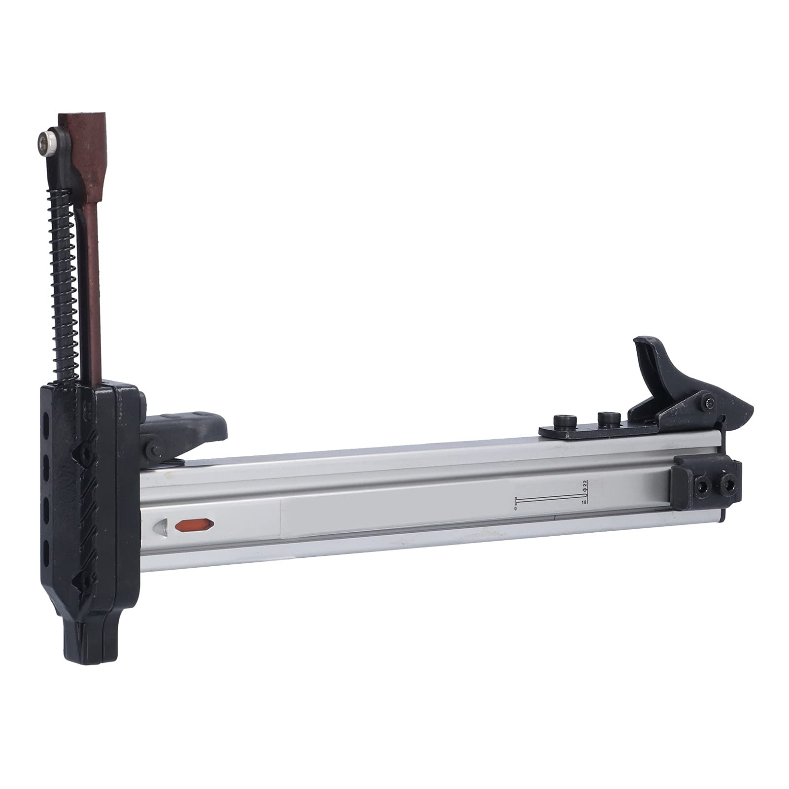 Grapa semiautomática G Un con llave para carpintería, manualidades, carpintería, decoración, muebles de bricolaje - ST18B Manual Nail G Un"
