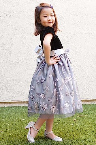 Image of Gwen & Zoe Girl Dress Shoes for Weddings and Parties - Big and Little Girl 2 Inch High Heel with Rhinestone Strap