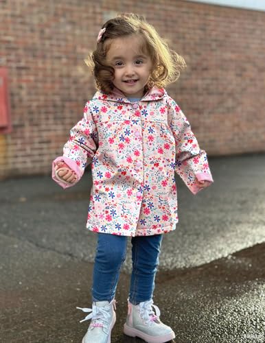 Arshiner Girl Baby Kid Waterproof Hooded Coat Jacket Outwear Raincoat Hoodies2