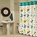 Kids Shower Curtain, Wimaha Fabric Shower Curtains Soft Funny Shower Curtain Cartoon Animal Print Eco-friendly for Children’s Bathroom Bathtub, Tortoise and Fish, 72W x 72L