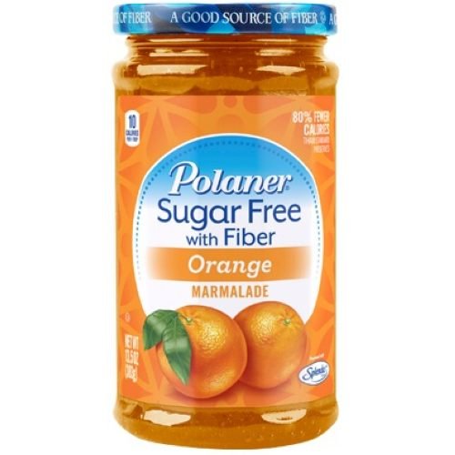 Polaner Sugar Free with Fiber Orange Marmalade, 13.5 Ounce -- 12 per case.