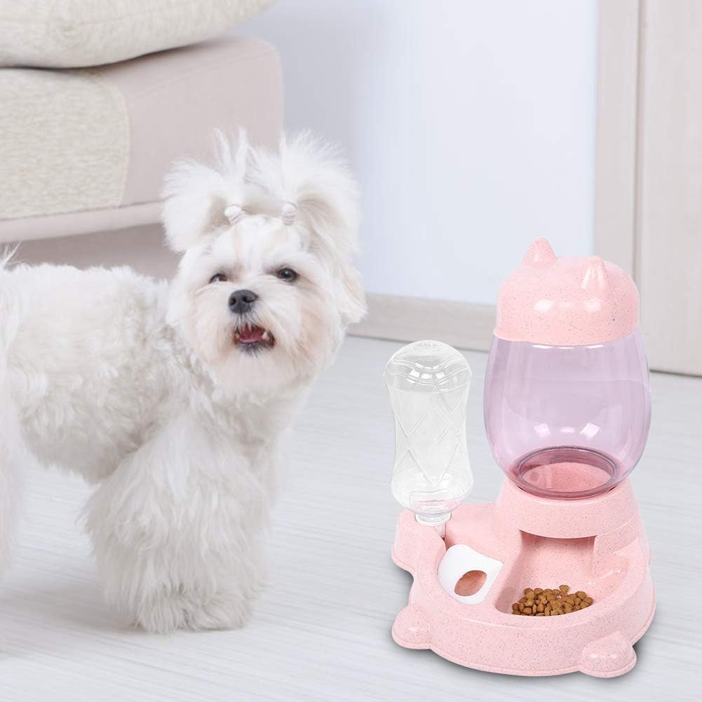 Food Dispenser Food Feeder PP Self Feeding 2 in 1 Pet Supply for Dog Cat