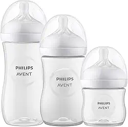 Kit Triplo Mamadeiras Pétala 3.0 SCD838/27 Philips Avent 125ml + 260ml + 330ml