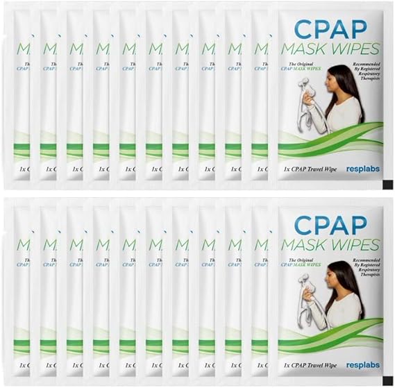 resplabs CPAP Mask Cleaning Wipes Unscented, AlcoholFree