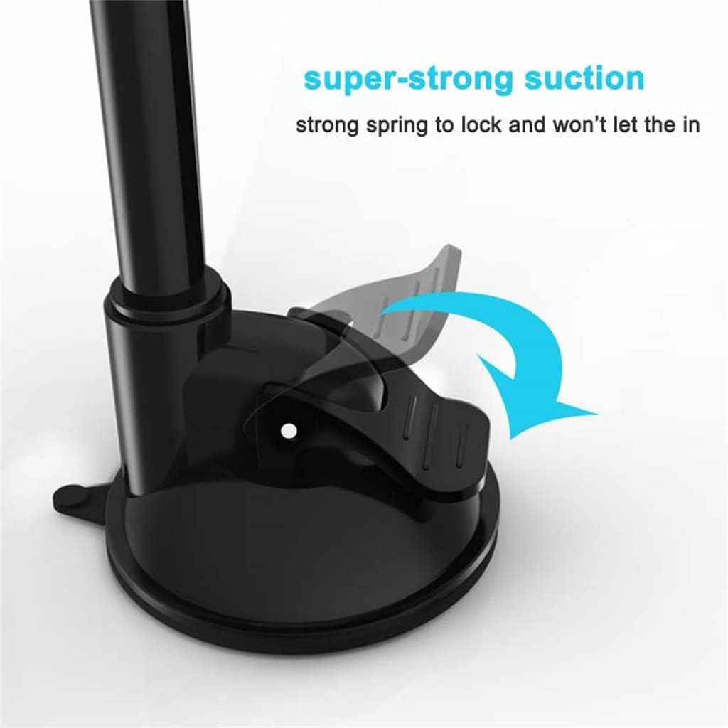 xbwei long arm windshield dashboard mobile cellphone car mount bracket 360 rotation adjustable holder car mount holder