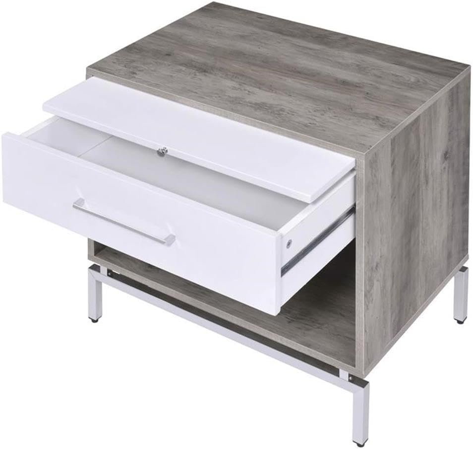 Furniture Cistus アクセントテーブル グレー 【ドレッシングミニドレッシングホワイトミニドレッシング】 オーク&ホワイト