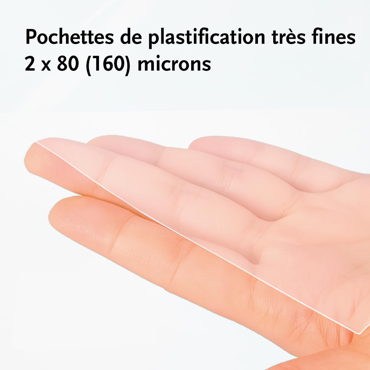 A4 Laminating Pouches 160 Micron (2x80) - 100 Pack - Glossy, A4 Size