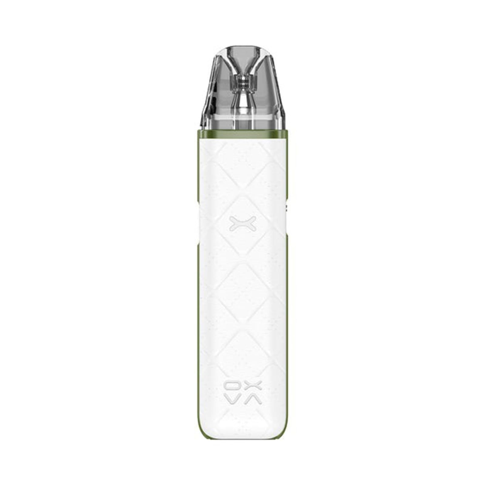 Xlim Go Pod Kit for Oxva, 1000mAh Battery, Top Fill System, Leather Exterior Design, Compatible with Xlim Series Pods, 2ml Cartridge Capacity, No Nicotine (White)