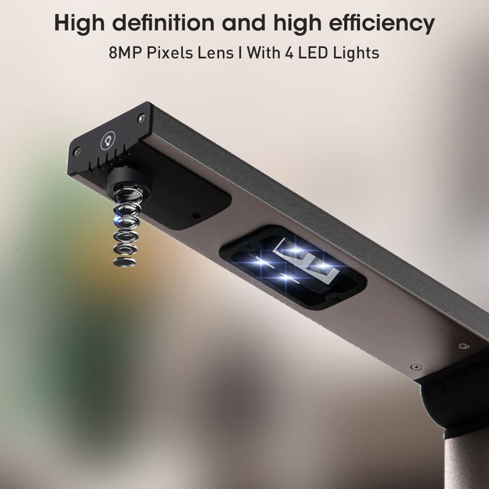 Scanner De Caméra De Documents, Scanner De Documents De Taille De