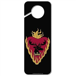 GRAPHICS & MORE Game of Thrones Stannis Baratheon Sigil Plastic Door Knob Hanger Sign