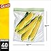 GLAD Plastic Bags for Food Storage with Zipper, Gallon Disposable Food Storage Bag, , 40 Count (Pack of 9)